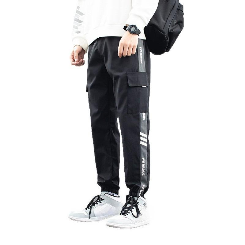 

Подростковые мужские весенне-осенние новые брюки больших размеров свободного кроя в стиле кэжуал 8XL