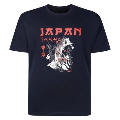 T-shirt Graphique Homme Poisson Koi Japonais Style Japonais Tokyo Streetwear Vintage Coton