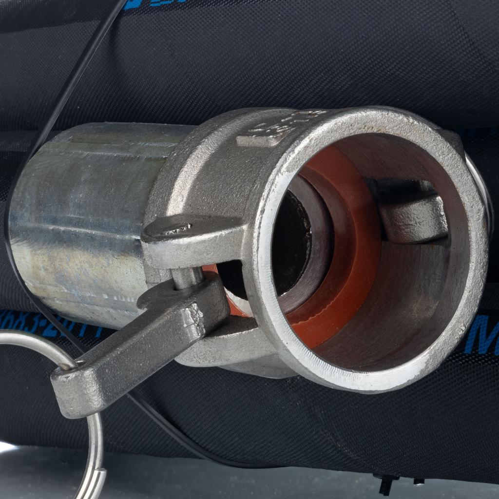 Rosfix Putzschlauch DN25 für Putzmaschine – Länge 10M | Max. Ciśnienienie Robocze 40 Bar | Złączki Camlock Zakuwane Hydraulicznie