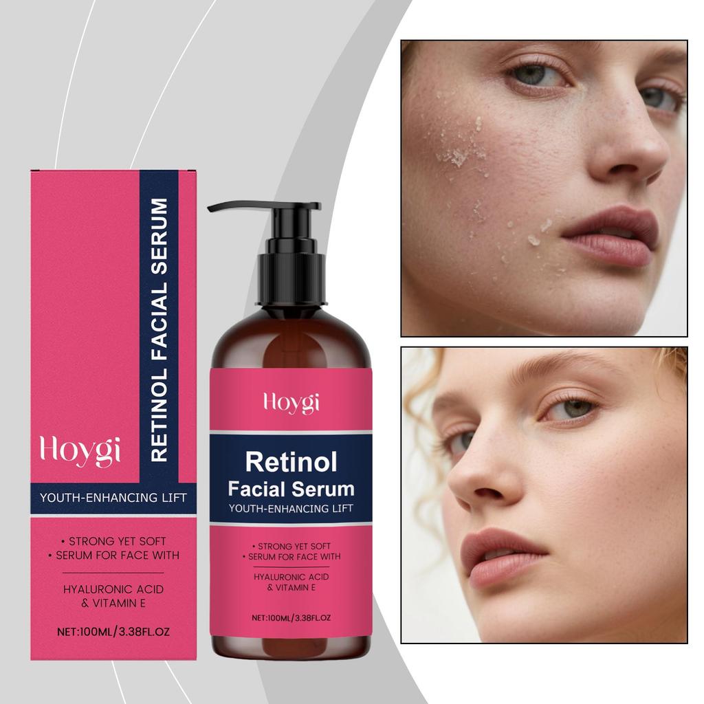 Retinol Anti-Falten Serum Porenverfeinernd Hydratisierend Feuchtigkeitsspendende Essenz Pigmentflecken Entfernen Hautpflege Für Alle Hauttypen