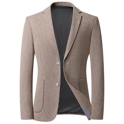 Spring and Autumn New Style Medium Thick Men's Casual Suit No-iron Trendy Suit Korean Style Slim Single Suit