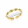Exquisite Eyes Ring Adjustable Crystal Ring Cool Demon Eye Finger Ring  Overlay