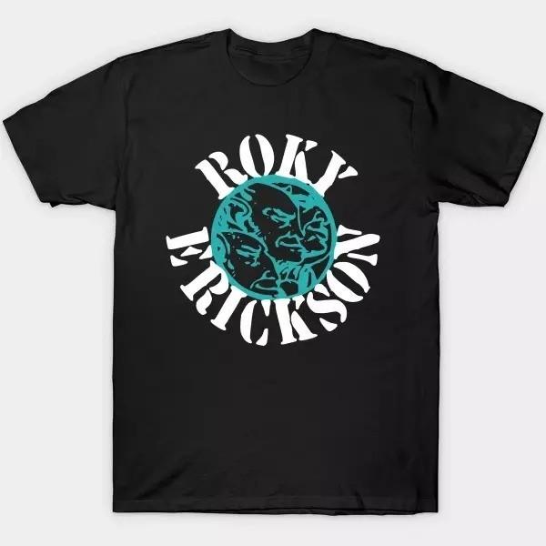HOT Logo Roky Erickson Black T-shirt Short Sleeve All Sizes S-5Xl PA096