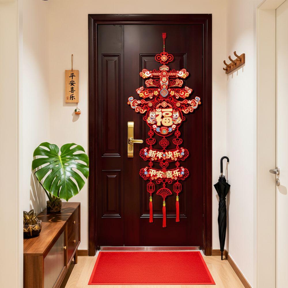 Fortune Hanging Ornament Horse Year Pendant 2026 Wall Hangings New Year Pendant Festival Supply