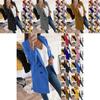 Warm Women Winter Plush Trench Coat Ladies Jacket Overcoat Outwear Casual
