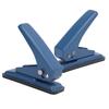 2pcs Hole Puncher Single Navy Blue Leverage Structure Punching Tool for Office Home School
