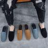 Summer Men Casual Shoes Leather Moccasins Breathable Slip On Boat Shoes Italian Luxury Brand Mens Driving Loafers Brown Blue