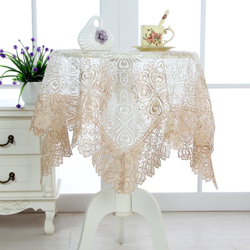 

Полая круглая скатерть в европейском стиле, кружевная скатерть, скатерть для журнального столика, подставка для столовых приборов, ткань для ТВ-стола, чехол для кондиционера, полотенце, скатерть 85*85cm
