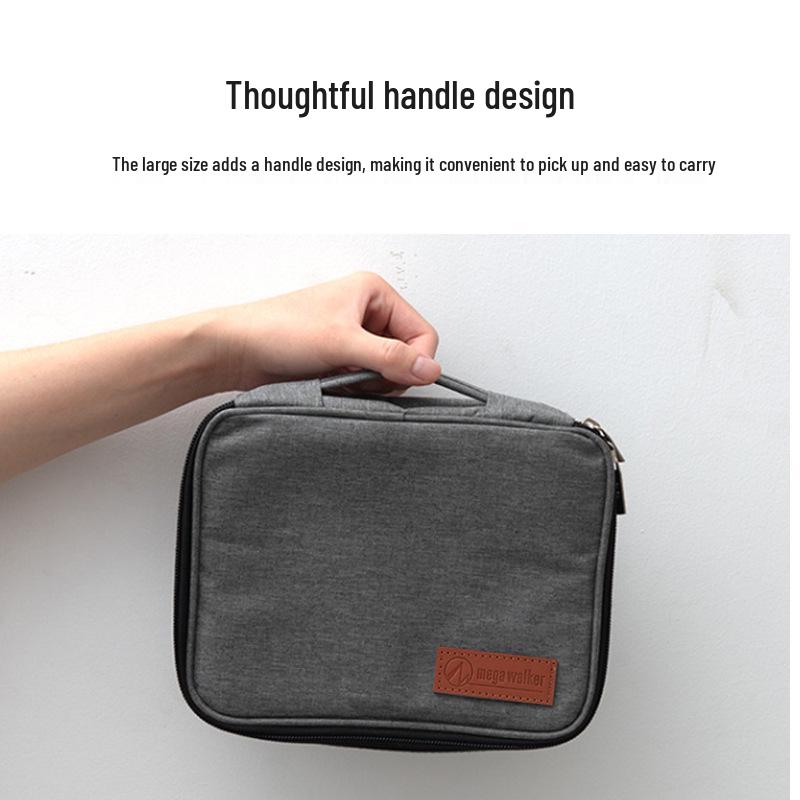 Large Portable Insulated Bag for Medication with Ice Pack