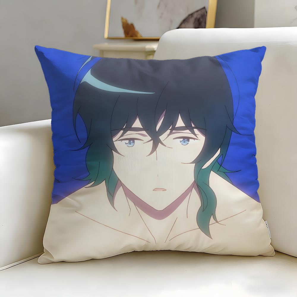 anime Taisou Zamurai Cushion Cover Soft EasyWash Pillow Case Versatile for Couch Bed Travel and Office