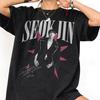 2026 Summer Fashion Trendy Tee Vintage Jin Shirt, Sugar Kpop Arirang Album Retro 90s Shirt, Gifts for Fan Hip Hop Streetwear Oversized Tshirt