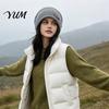 Cold Weather Commuter Hat Winter Knitted Cap for Women Girls, Thickened Warm Weather, Stylish Gift Plush Lined Fashion Stacked Hat, Slouchy