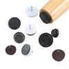 50 Pcs Furniture Leg Bottom Feet Glides Non-slip Wood Floor Protector Nail Round Heavy Duty Felt Furniture Pads Hardwood