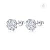 barbie Shining Four-leaf Clover, High-end Temperament, Niche Design and Versatile, 925 Silver Zircon Earrings, Women's Style ZJYES-SY-006