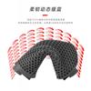 Ergonomic Honeycomb Silicone Bicycle Handlebar Grips With Lock-On Design Mountain Bike Cycling Comfort Shock Absorption