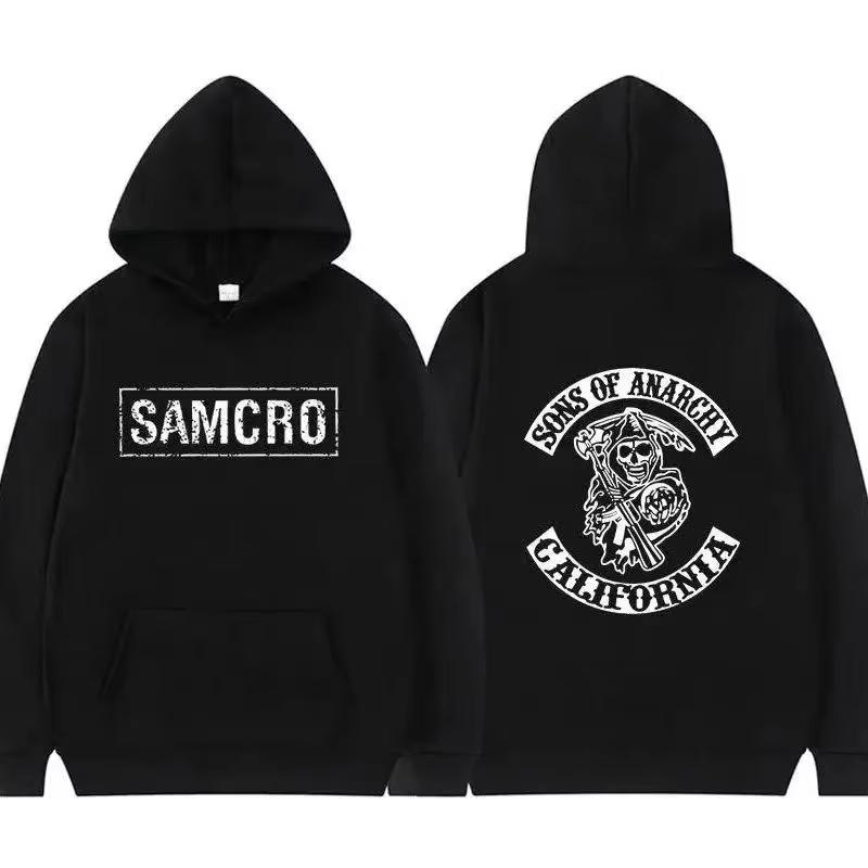 Double Sided Cotton Streetwear Men Women Harajuku Hoodie Mens Oversized Hooded Sweatshirt Fashion Casual Long Sleeve Pullover Warm Top