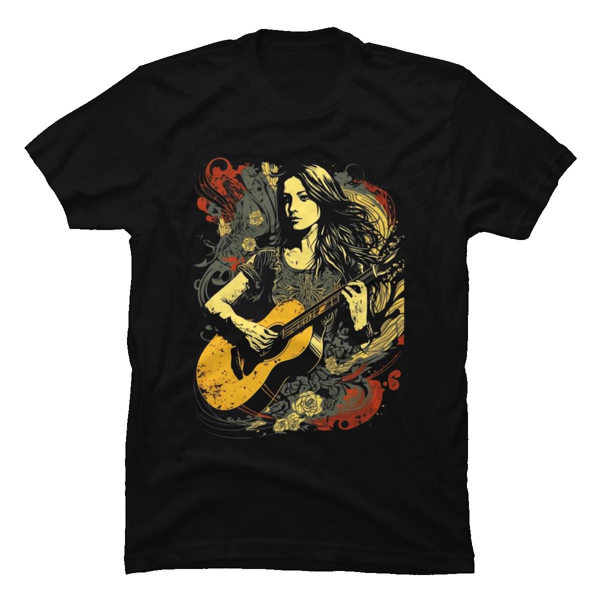 Girl with guitar XXL