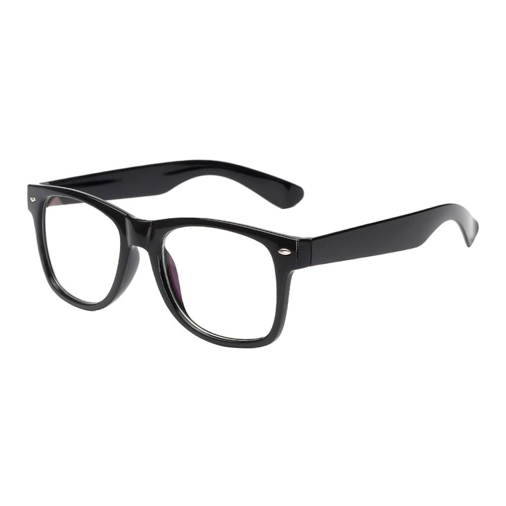 (Projector)Unisex Retro Round Flat mirror Light Blocking Glasses Computer Eyeglasses