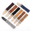 18mm 20mm 22mm 24mm Suede Watch Strap Double Layer Leather Handmade Vintage Watch Band  Replacement Wristband Watch Accessories