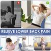 Inflatable Lumbar Support Pillow Ergonomic Portable Back Support Pillow Comfortable Office Chair Cushion for Home Car Traveling