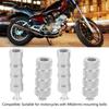 2 Pair Motorcycle Brake Foot Peg CNC Process Plating   Fit For M6 6mm Mounting  S Motorbike