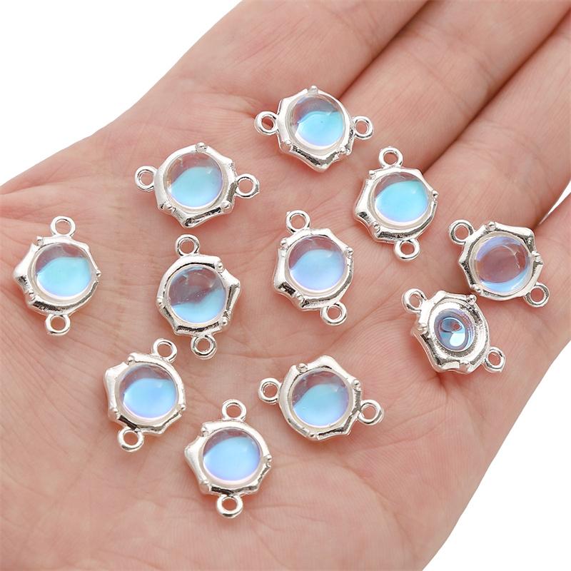 

1 шт./пакет 12x17,5 мм сплав кошачий глаз камень двойное отверстие для подвешивания кулон DIY браслет ожерелье серьги ювелирные изделия аксессуары 12x17.5mm 1pc/bag