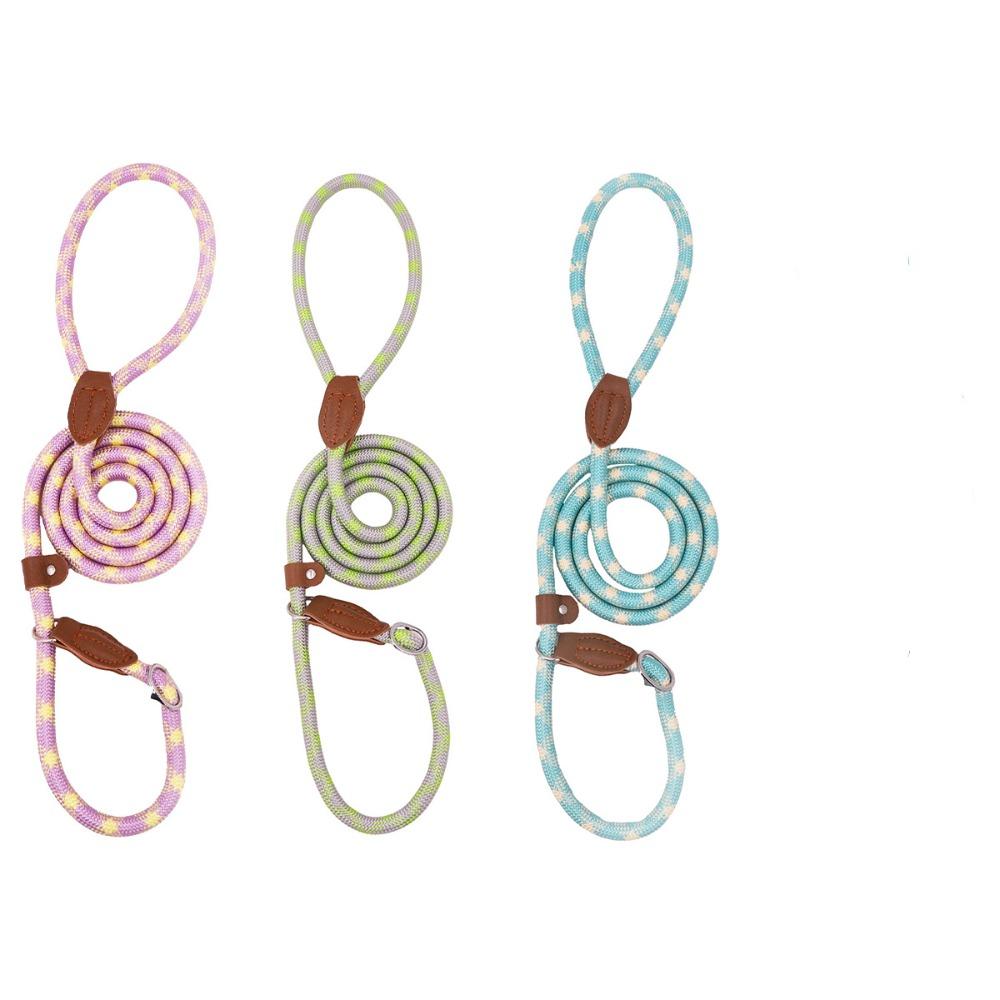 

Нескользящий поводок для бега, нейлоновая веревочная цепь, новая цепная тяговая веревка для домашних собак