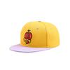 Peaked cap fresh flat brim soft top embroidery cartoon baseball cap hip hop hat men and women new versatile show small face