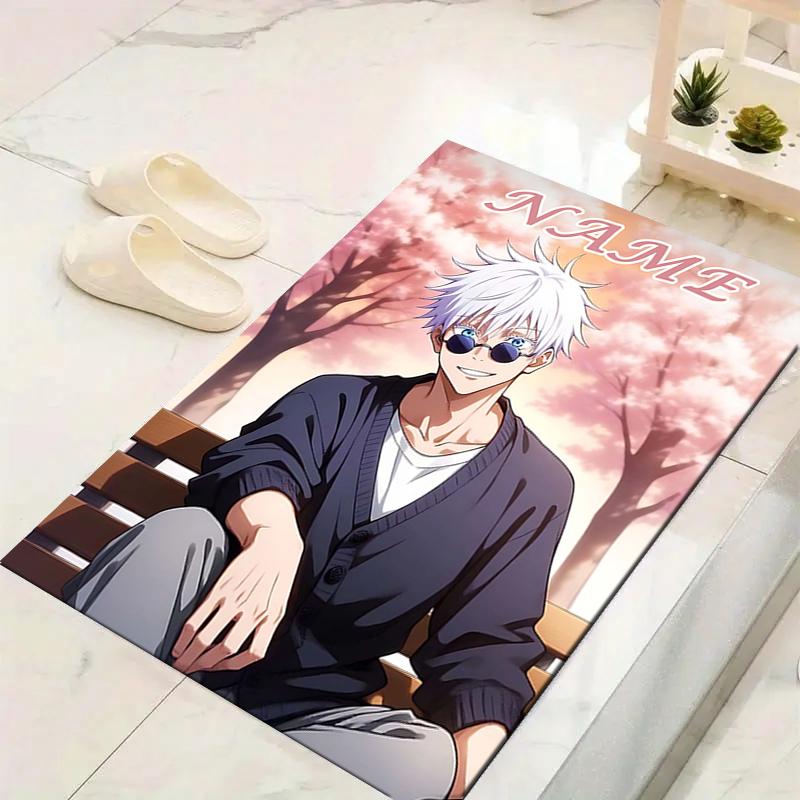 Custom 1Pc Powerful Anime Characters Rug Office Carpet Indoor Outdoor Entrance Doormat Nonslip Soft And Comfortable Living Room D29155
