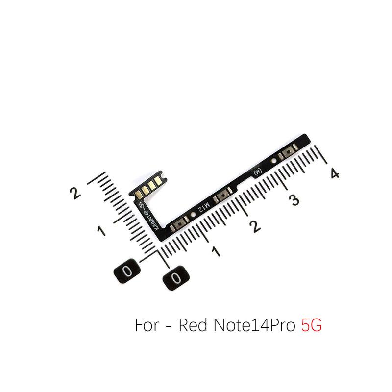 For Redmi Note 13 14 15 13Pro 14Pro 14Pro+ 15Pro Power Button Volume Flex Cable OnOff