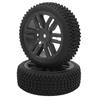 2Pcs 116 RC Car Tires Rubber Excellent Grip Wearproof Stable RC Wheel Tyre for BONZAI Jubatus for