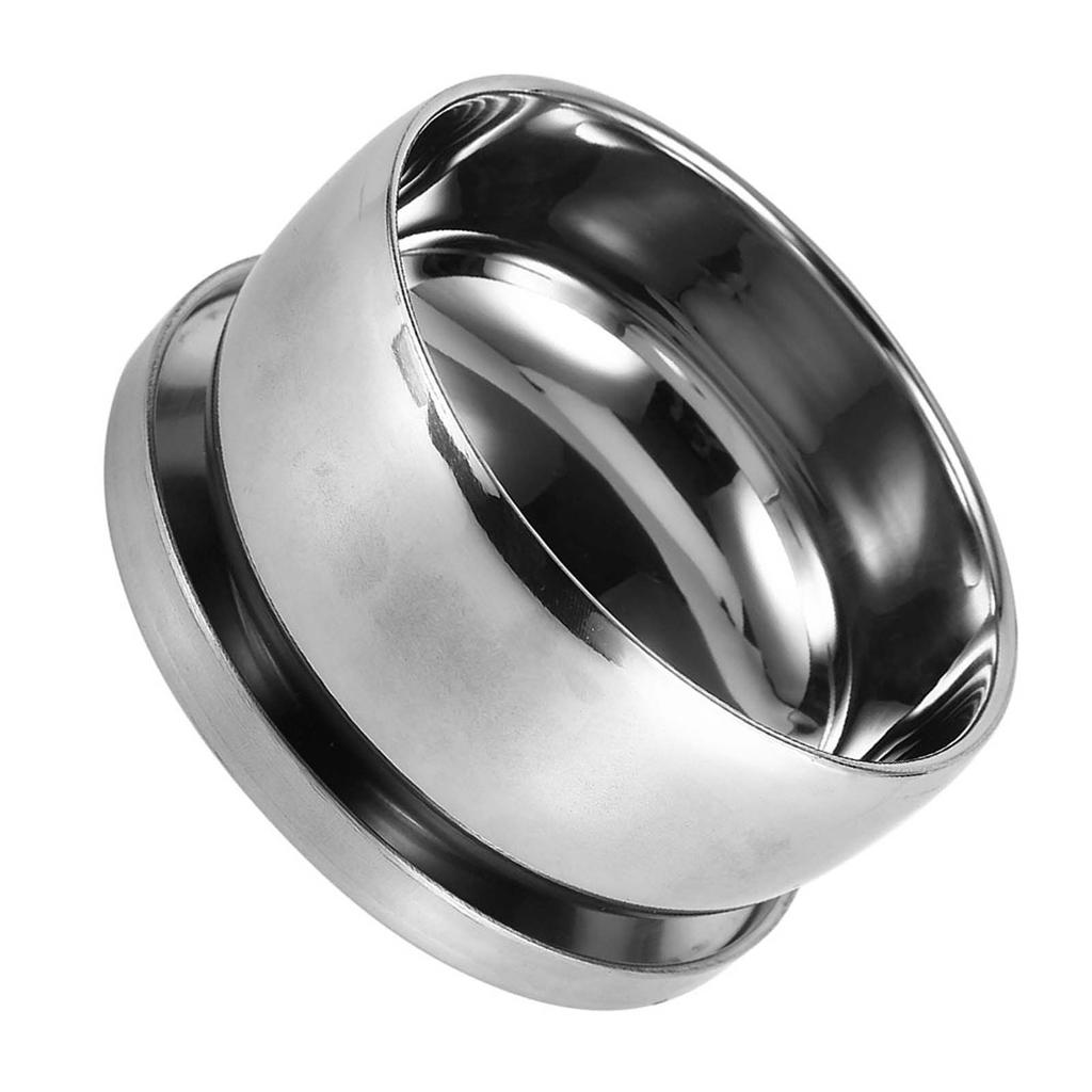 Men Wet Shaving Soap Mug Bowl Silver Metal Face Cleaning Health Care Shave Tool With Lid