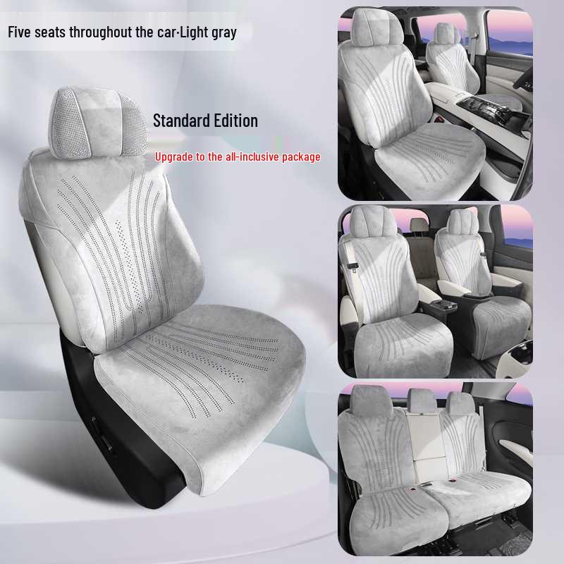 Universal All-Season Breathable Flocking Fabric Car Seat Cover for Denza D9 (202526)