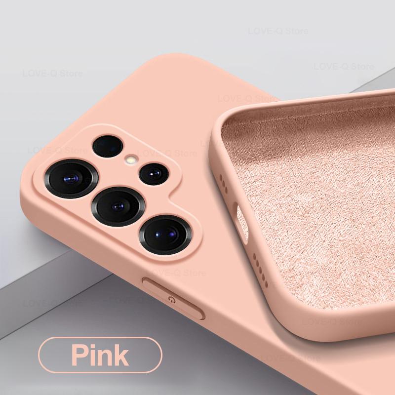 Pro S25 Ultra Plus Pouzdro Silikonové Pouzdro na Telefon pro Pro Samsung Galaxy S25 S24 S23 S22 Ultra Plus Pouzdra Ochranný Kryt Kamery