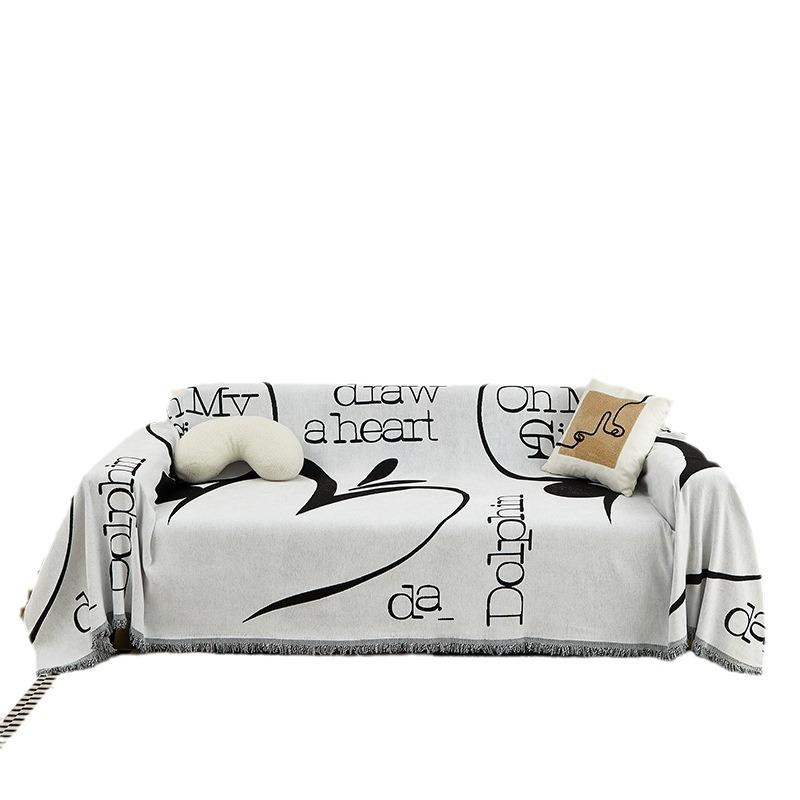 Thick Sofa Protector Soft Pet Friendly Multifunction Sofa Towel Easy-care Cover for Living Room Sofa