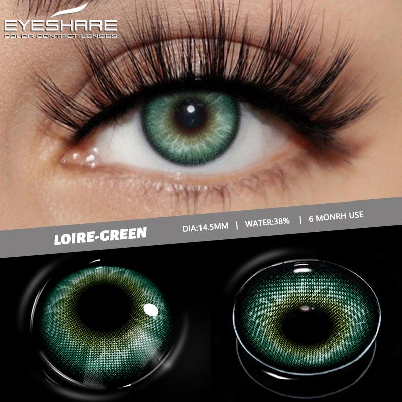 AMARA Color Contact Lenses For Eyes Brown Color Lens Eyes Colored Contacts Lenses Colored 2pcs Yearly Makeup Beauty Pupil