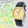 Used [New Battery] SEIKO Spirit Men's Watch Gold 5E21-6000 2D2622 New Belt