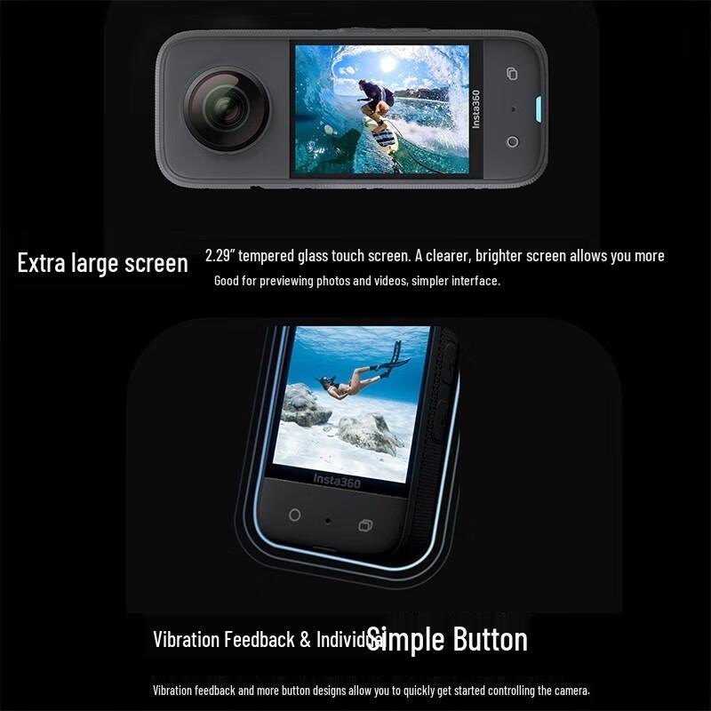Insta360 X3 5.7K 360-Degree Panoramic Action Camera (CN version)