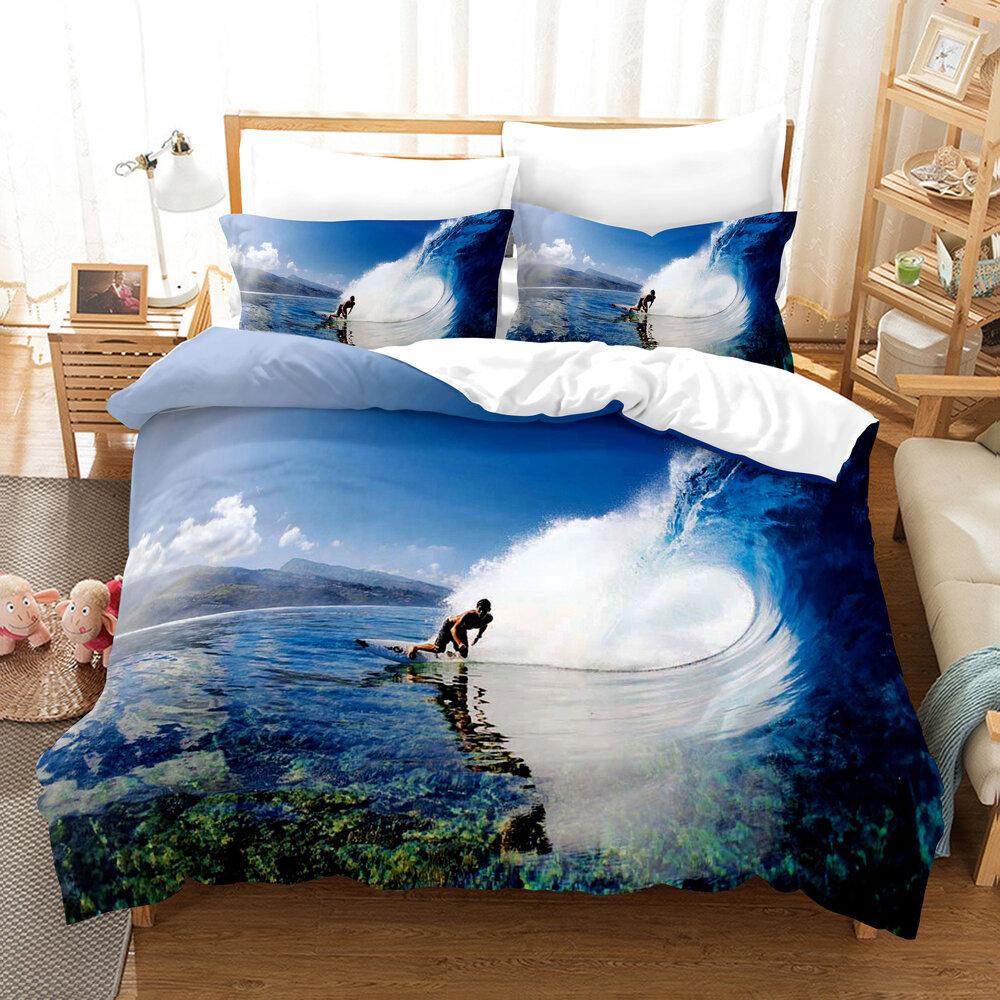 Middle East E-Commerce Three-Piece Set, American 3D Digital Printing Kit