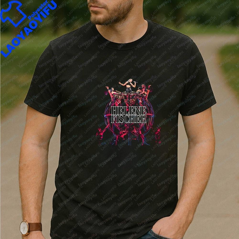 KoreanStyle Review Of Unisexs Clothing Retro Helene Fischer Printed ShortSleeved Comfortable TShirts For Both Unisex And Unisex