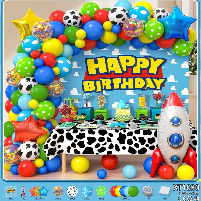 Birthday Balloon Set Party Decoration Arrangement Boys and Girls Birthday Balloon Set Premium Sensory Dopamine
