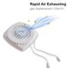 12W 4 Inch Kitchen Bathroom Window Ceiling Wall Mount Ventilation Exhaust Fan White