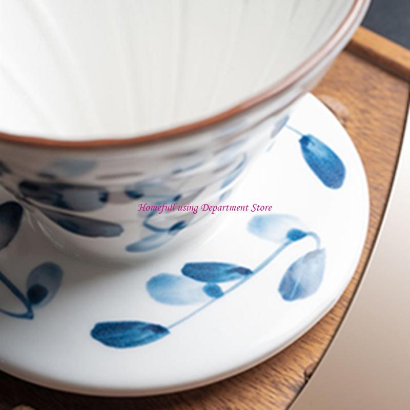  Hand Dripping Coffee Maker Cone Brewer Ceramic Materials Even Extraction Easy Cleaning Design Coffee Filter