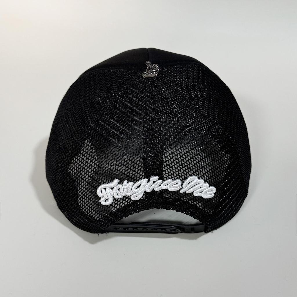 Cappellino da baseball in rete ricamato unisex alla moda Syna: Cappello alla moda, traspirante, versatile, protettivo dal sole