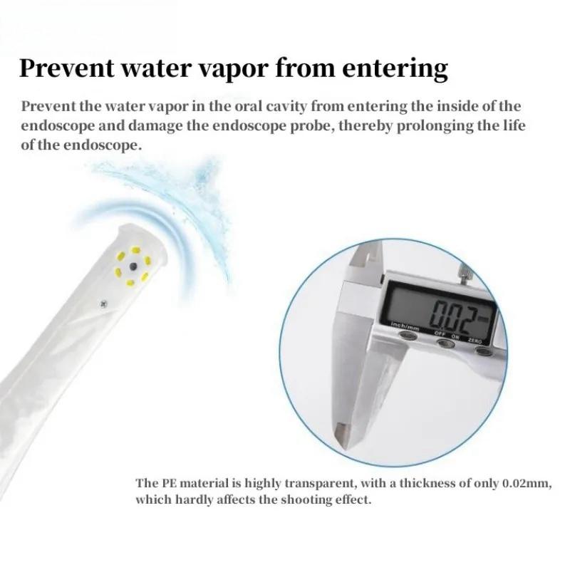 100 Stück/Box Einweg-Dentalendoskop Intraorale Kamera Schutzhüllen Hüllenschutz