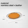 Luxury Stainless Steel Tray Circular Arc Fruit Plate Dessert Storage Trays Modern Home Decorative Trays Kitchen Organization