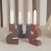 Silicone Resin Molds Candle Holder Molds S/U Shape Craft Mold Silicone Candle Base Molds Suitable for Candle Holder