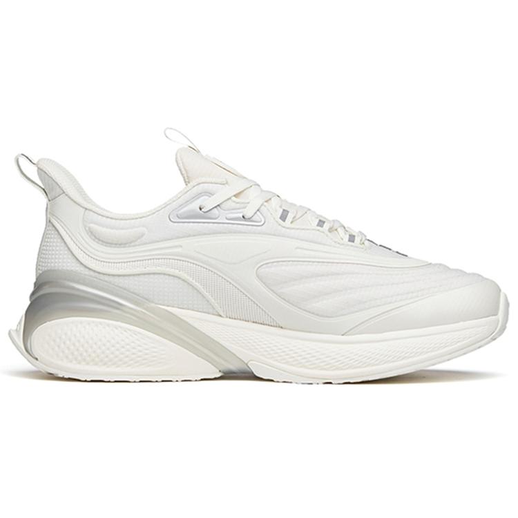 New Anta C37 2.0 Cushioned Slip Resistant Abrasion Resistant Low Top Running Shoes Men's White Silver 122215538R-1