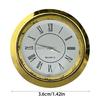 Miniature 36mm Quartzs Mechanism Clock Insert Replacement with Roman Numerals for Enhancing Clock In Homes and Offices
