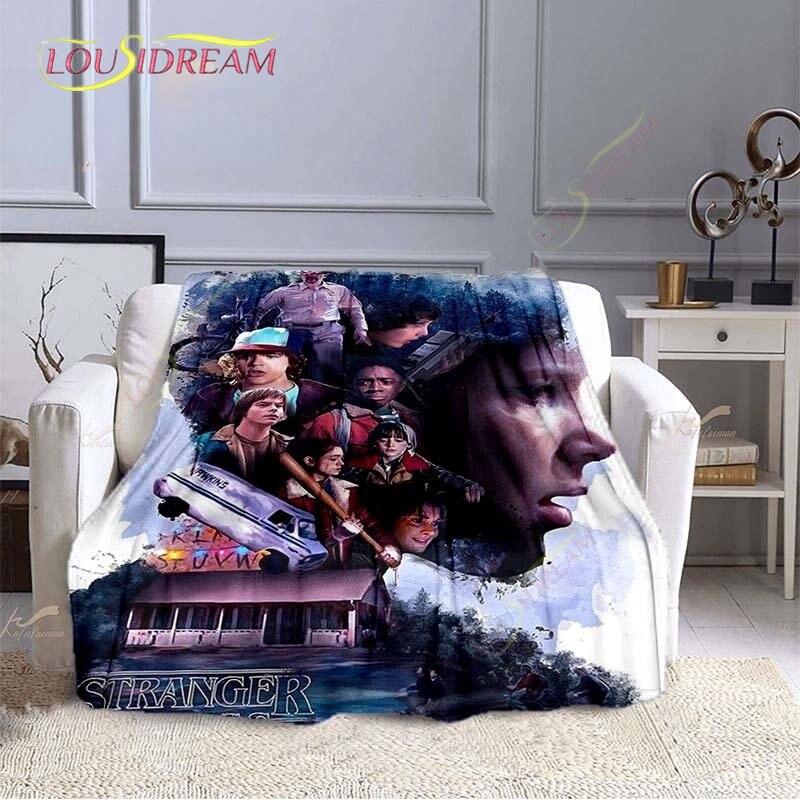 Stranger Things Überwurfdecke Erwachsene Cartoon Anime Decke Mode Quilts Zuhause Büro Lässig Kinder Geschenk Heimdekoration